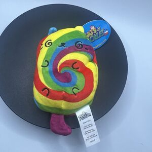Cats vs Pickles 4” Festicat Rainbow Swirl #15 Blue Wave BeanBag Plush